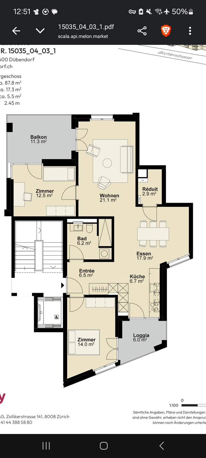 Appartement de 2 ½ pièces, photo 7 sur 7