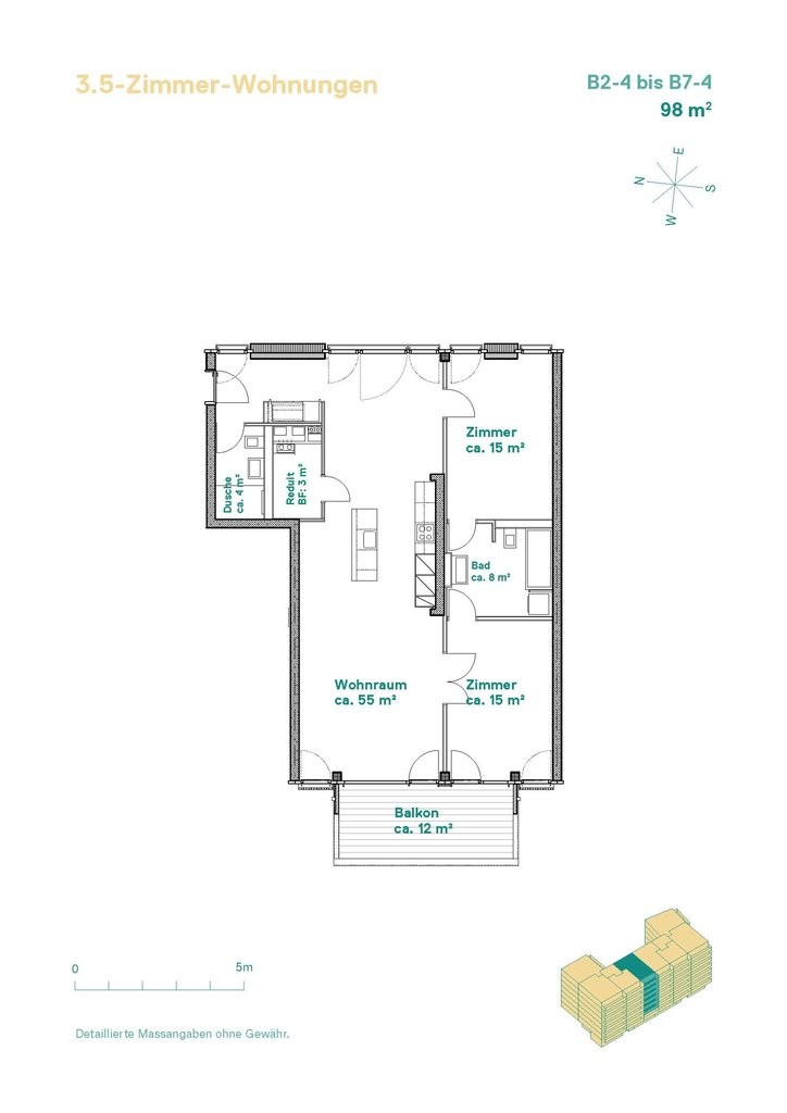 Appartement de 3 ½ pièces