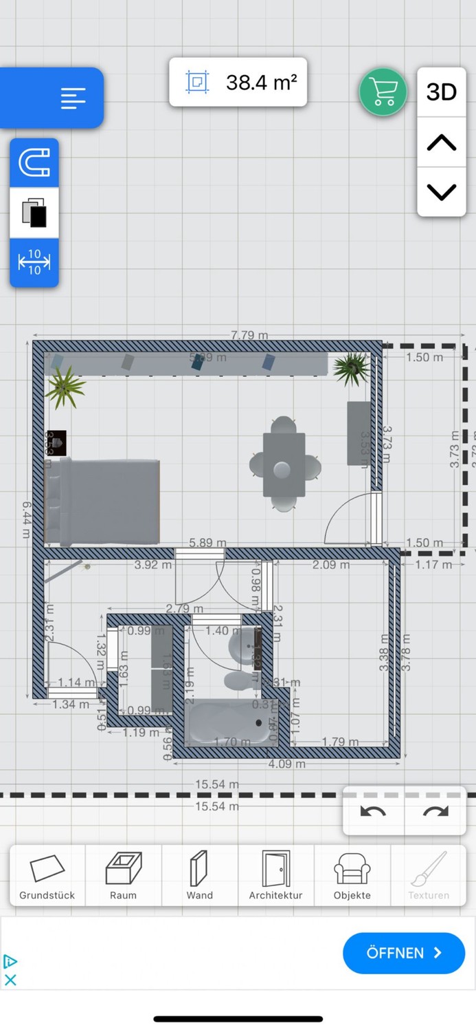 1 room apartment