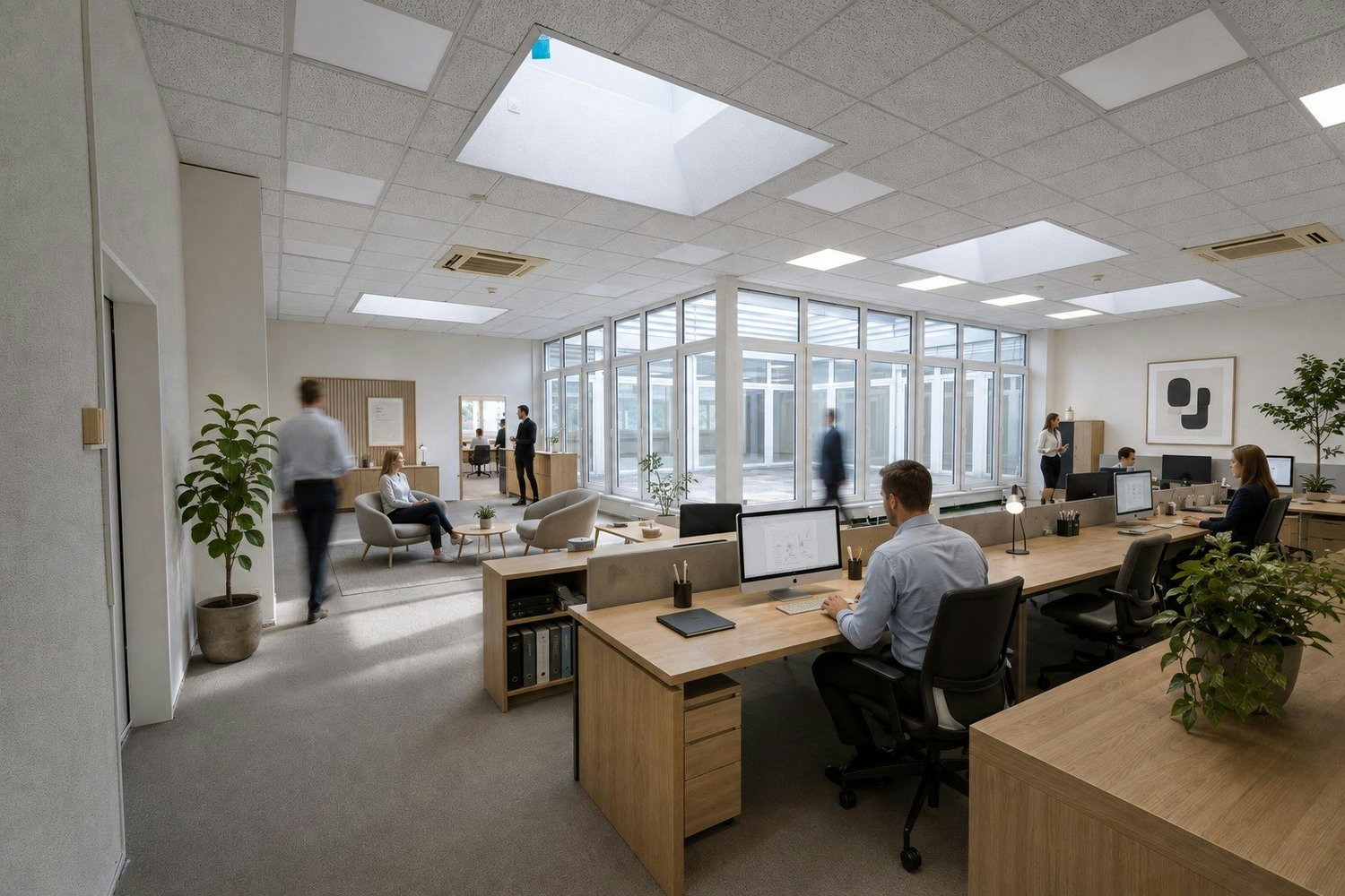 515m² de bureaux