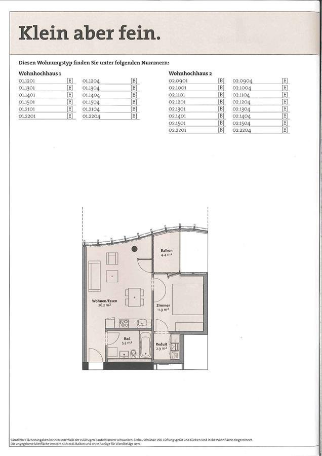 Appartement de 2 ½ pièces, photo 5 sur 6