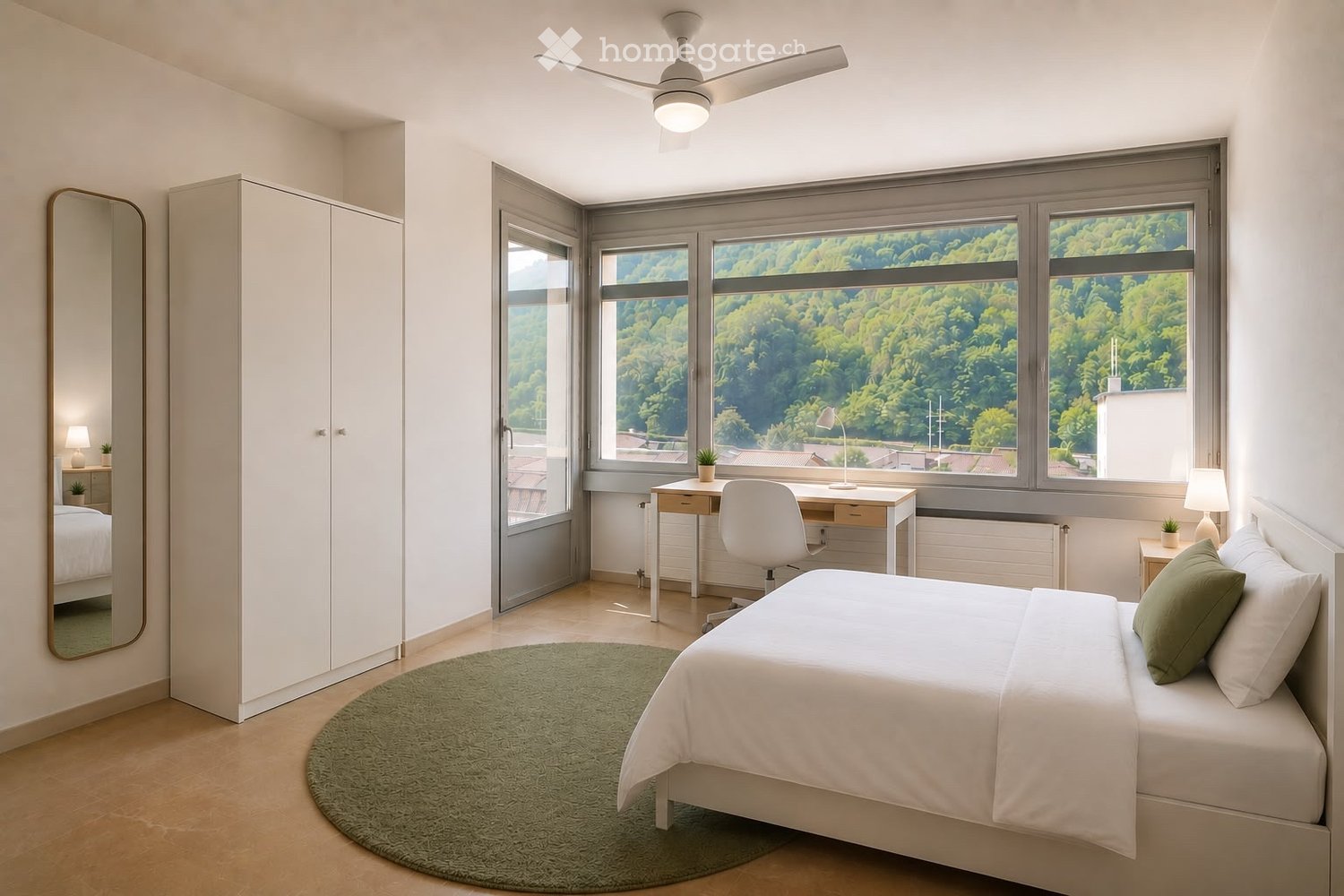 1 pièce chambre individuelle