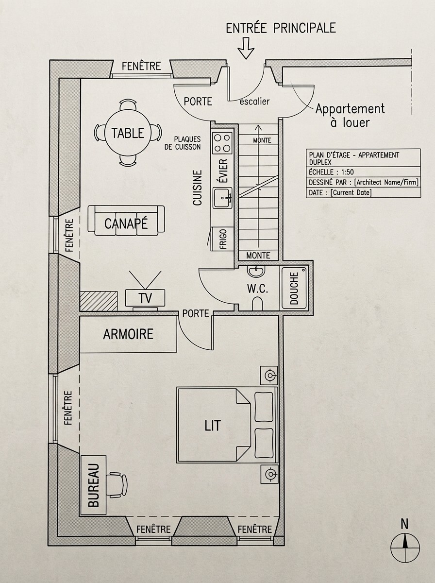 2 rooms apartment, photo 3 sur 7