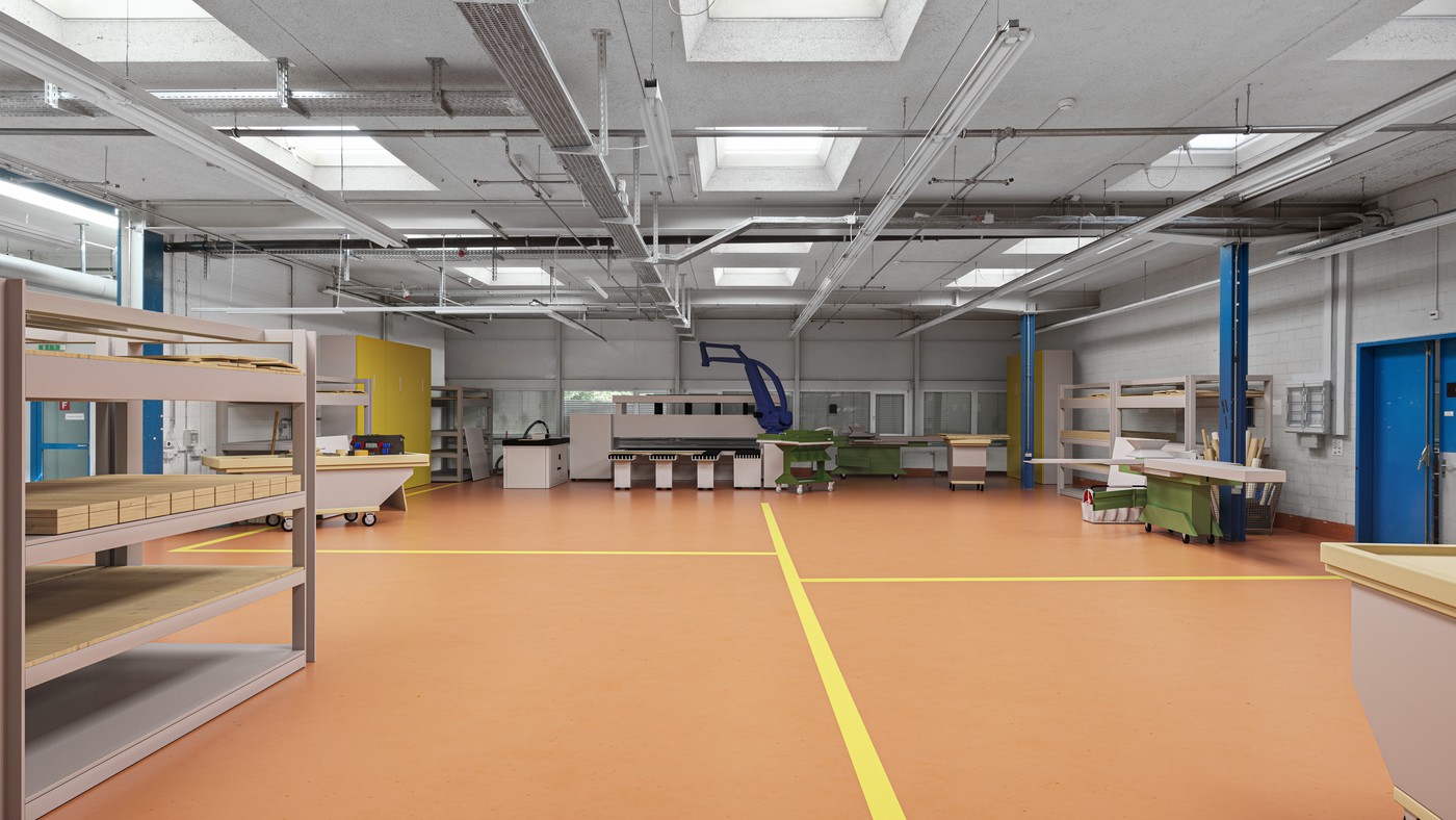 1800m² de stockage