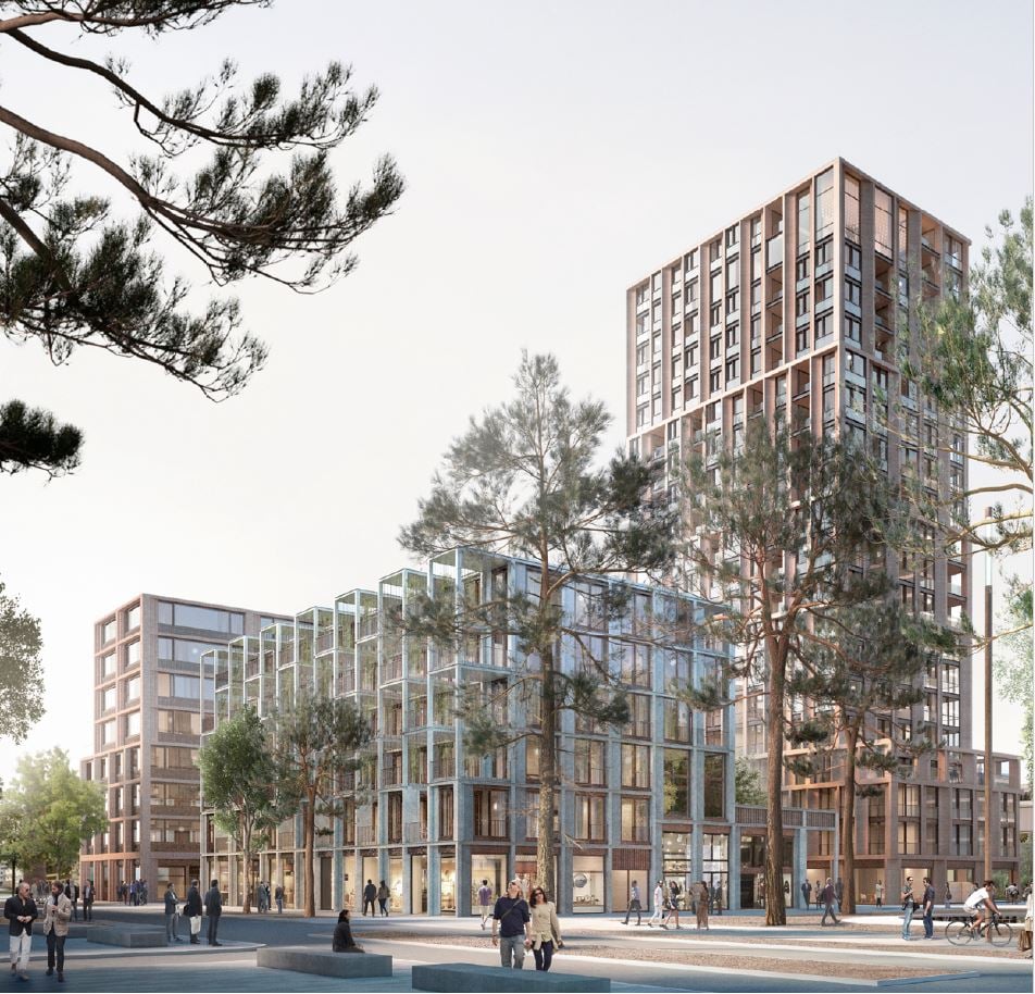 500m² office