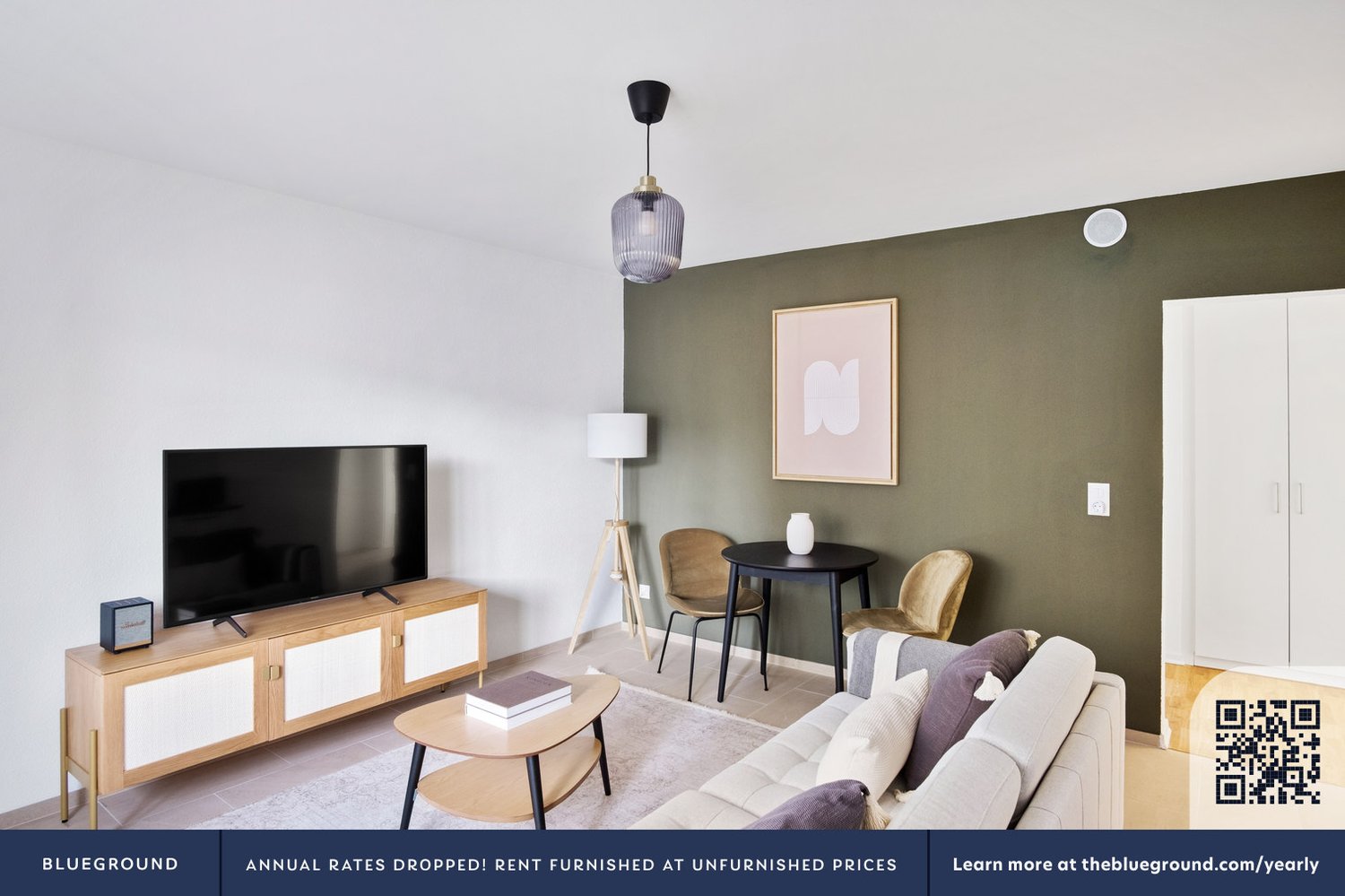 Appartement meublé de 2 ½ pièces