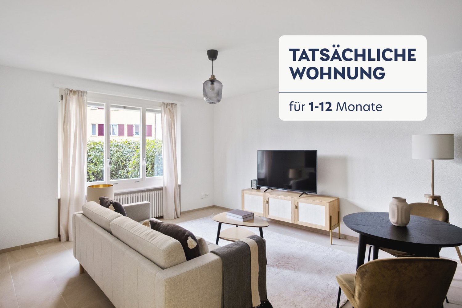 Appartement meublé de 2 ½ pièces