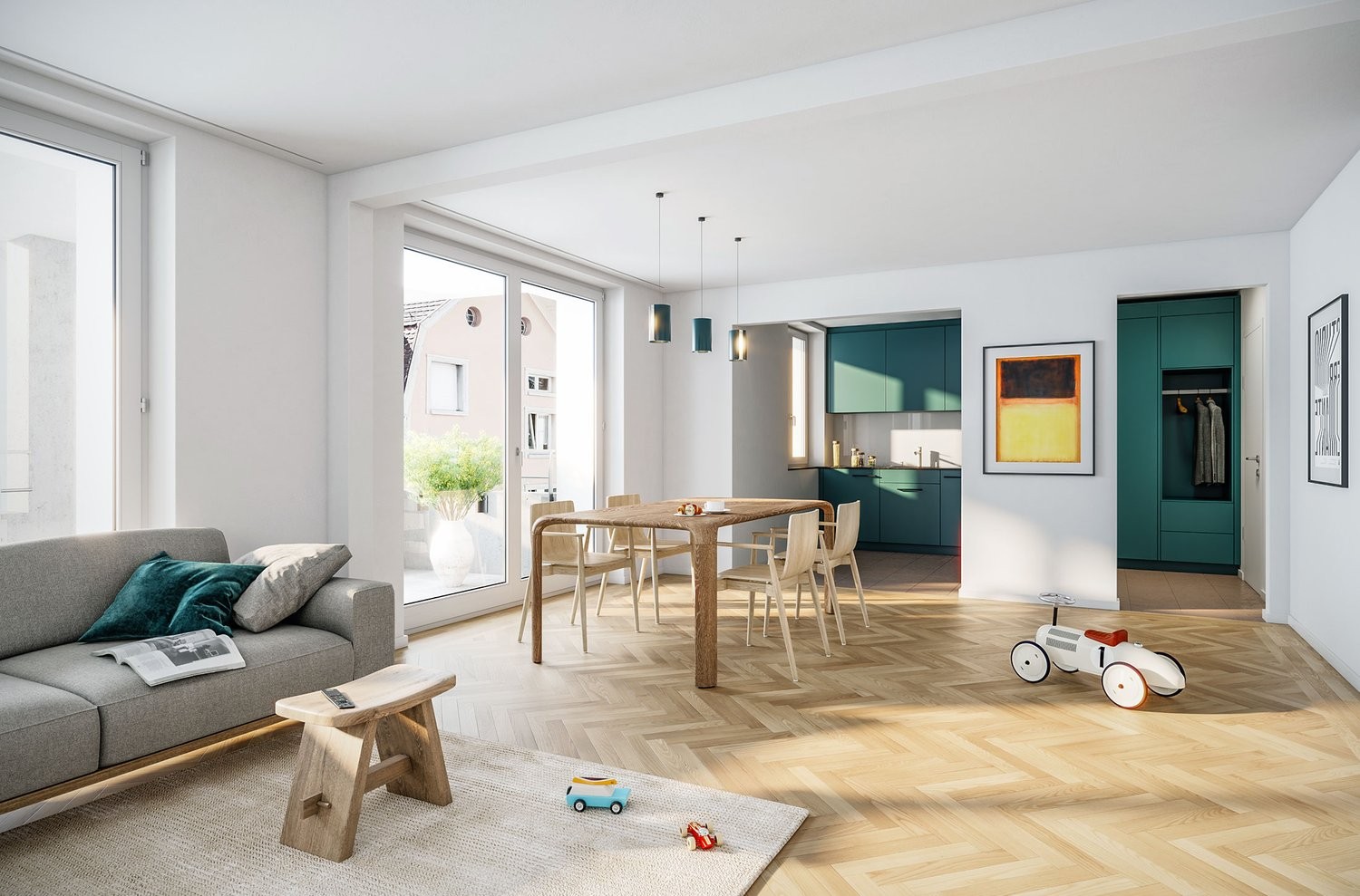 Appartement de 3 ½ pièces, photo 2 sur 4