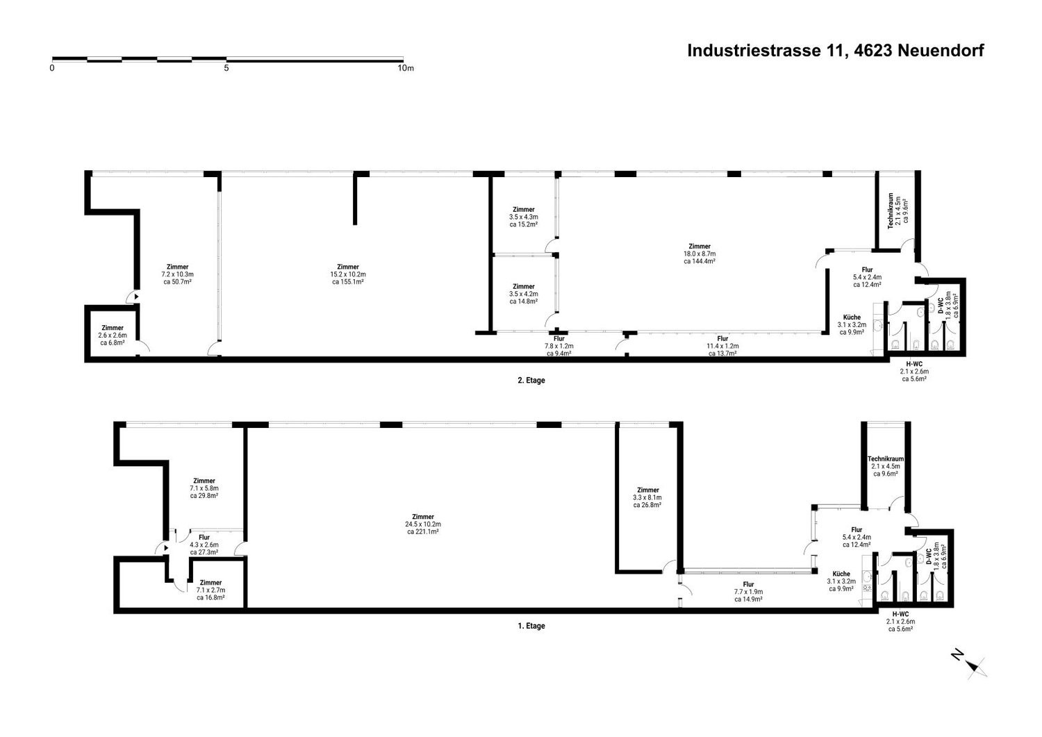 815m² bureau