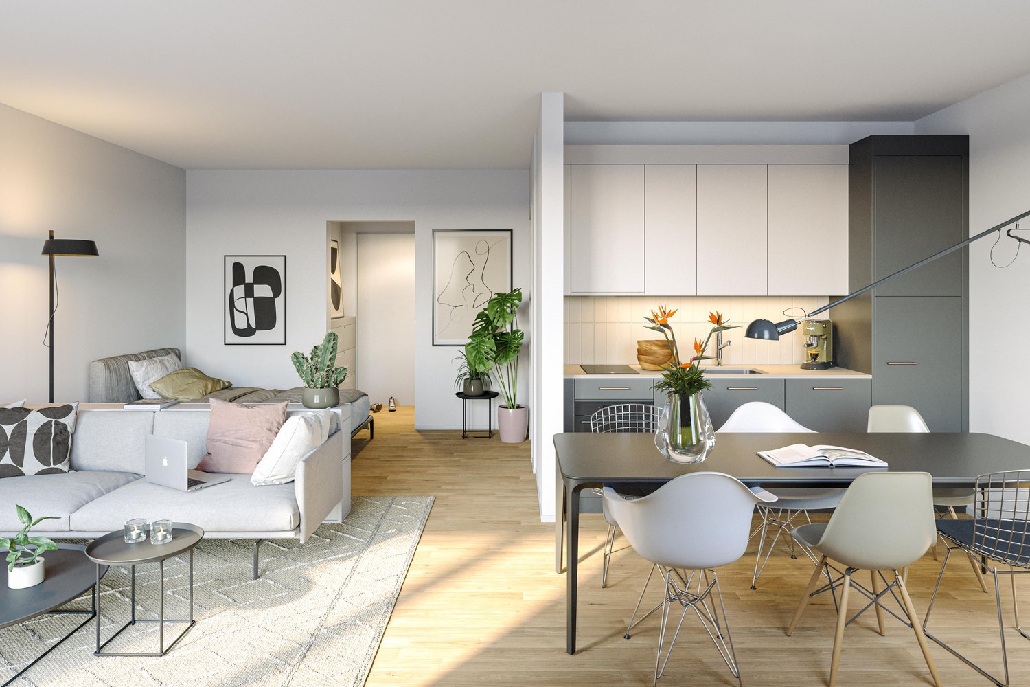 1 ½ rooms apartment, photo 2 sur 3
