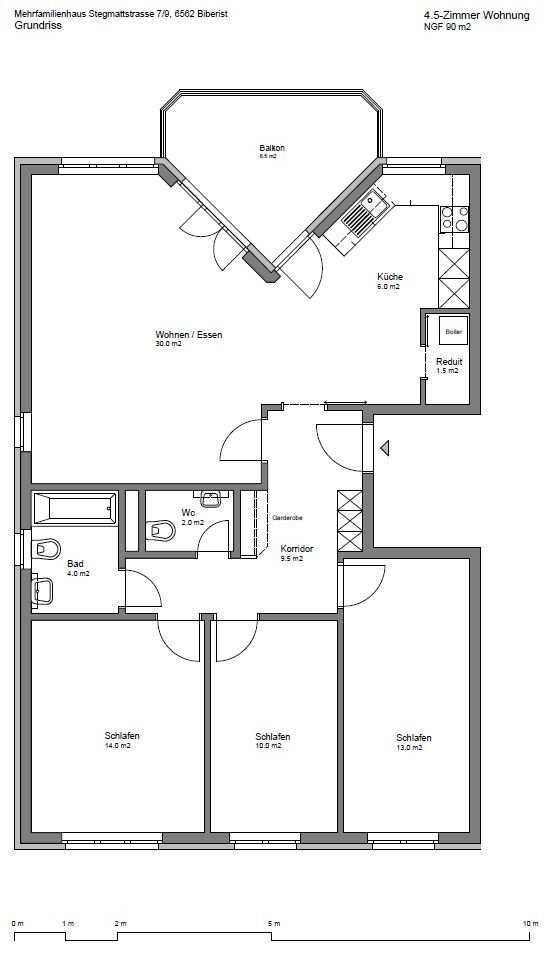 4 ½ pièces appartement