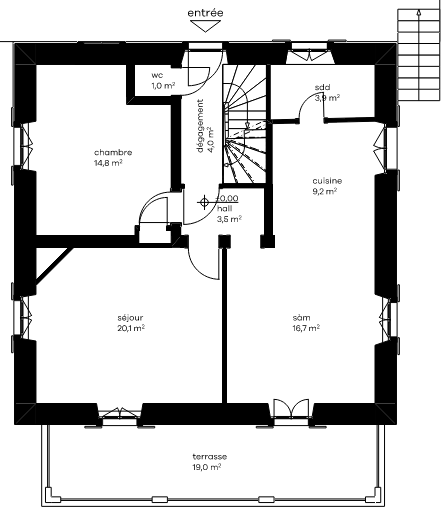 3 ½ rooms apartment, photo 10 sur 10