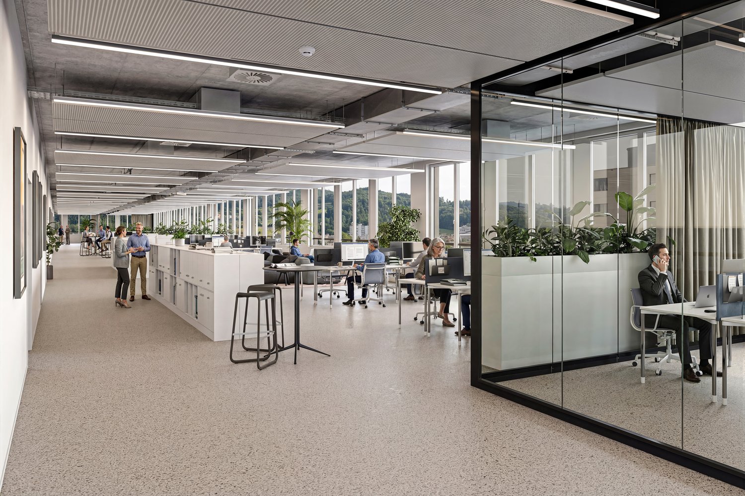 5000m² bureau
