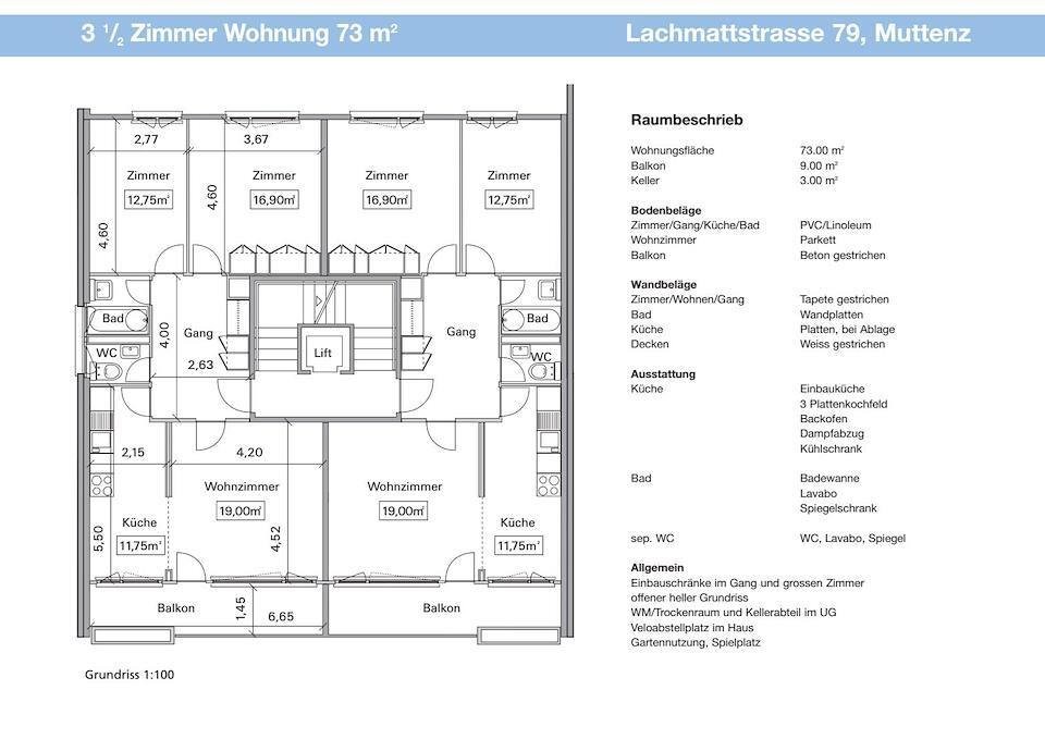 Appartement de 3 ½ pièces, photo 6 sur 6