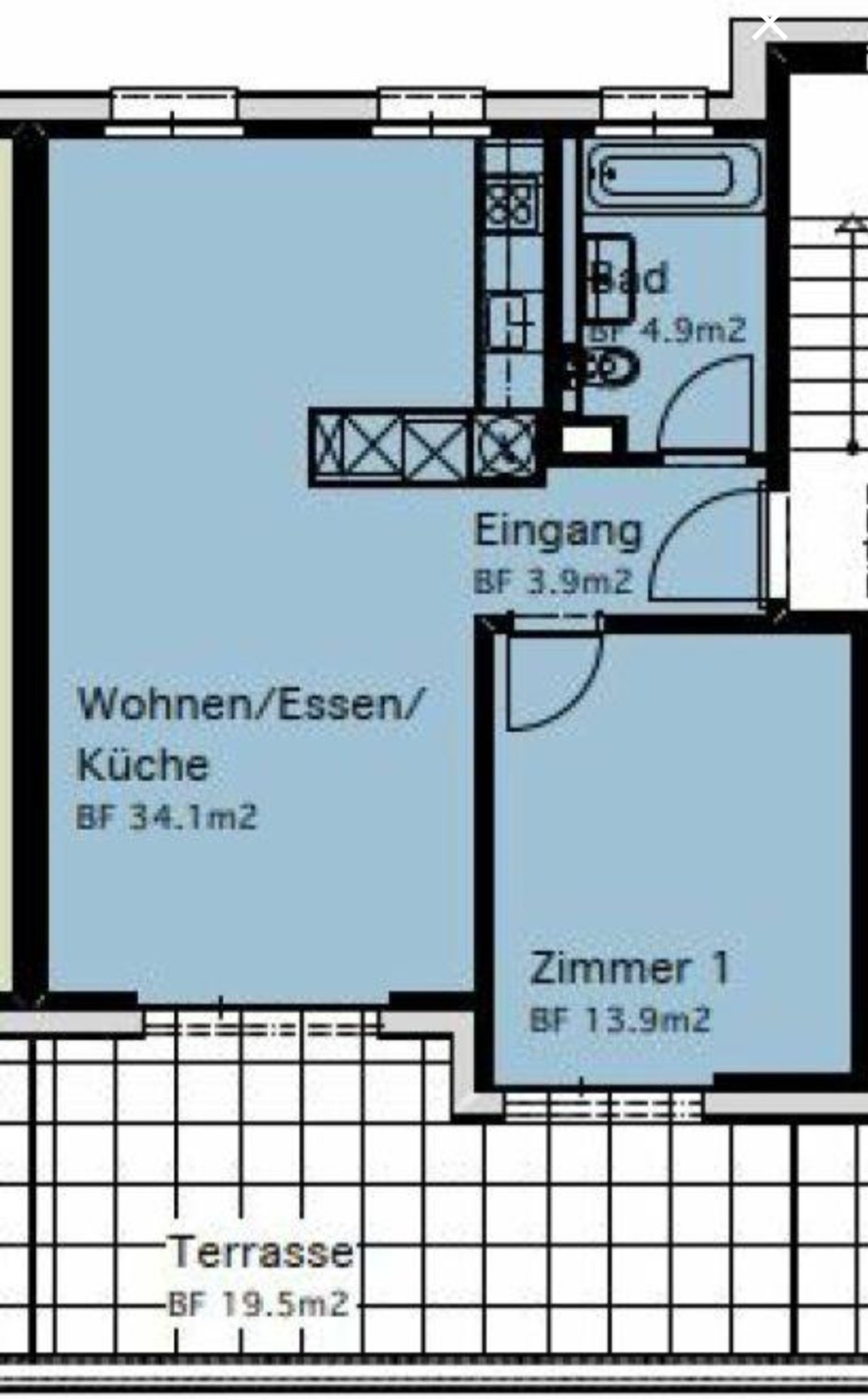 Appartement de 2 ½ pièces