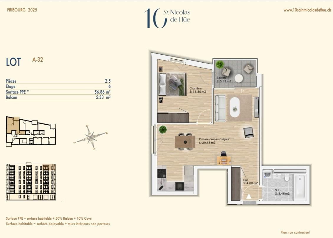 Appartement de 1 ½ pièce, photo 8 sur 8