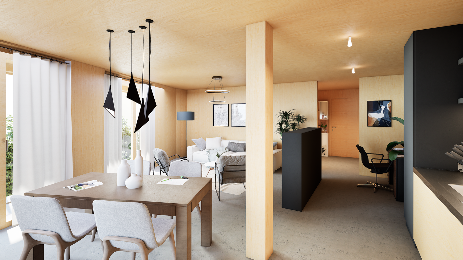 Appartement de 3 ½ pièces