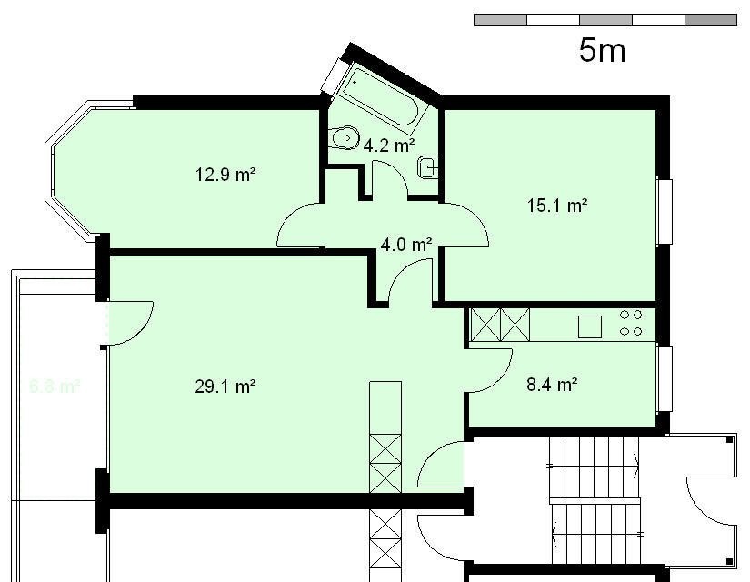 Appartement de 3 ½ pièces