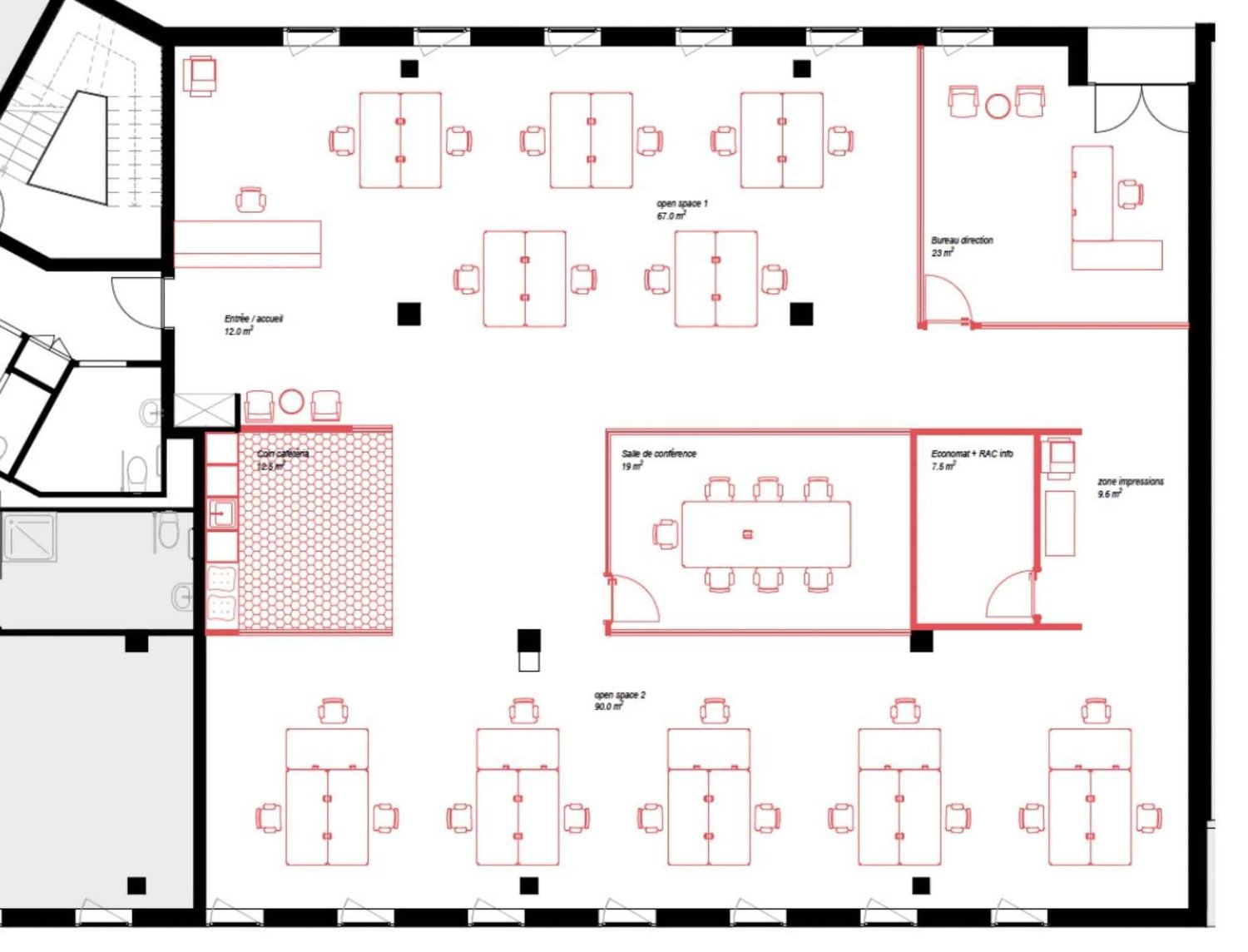 280m² office, photo 4 sur 10