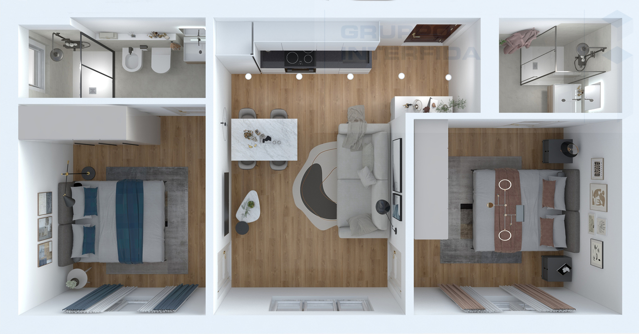 3 pièces appartement, photo 8 sur 8