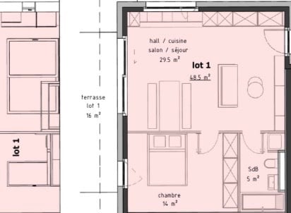 2 rooms apartment