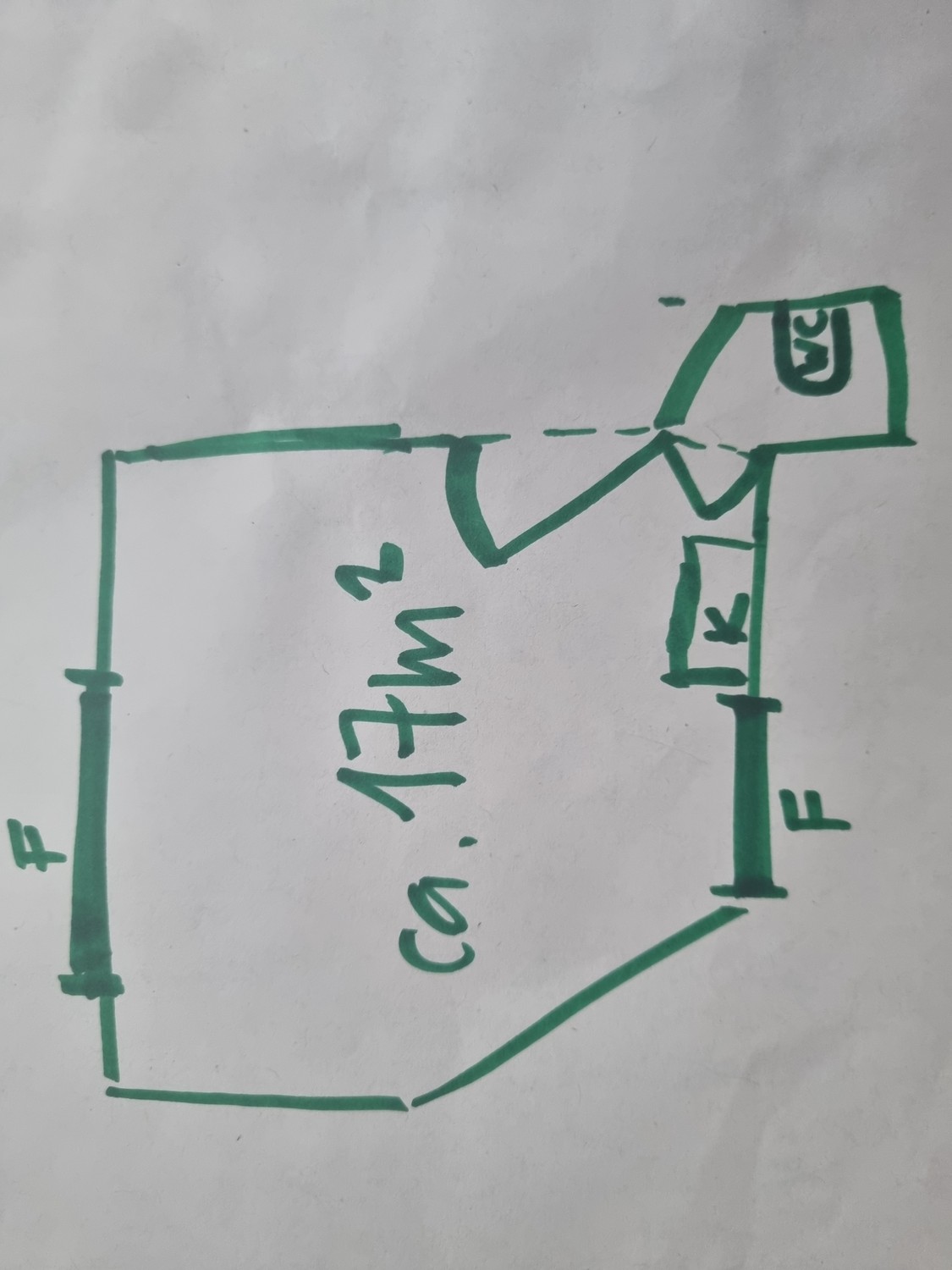 Bureau de 17m², photo 3 sur 3