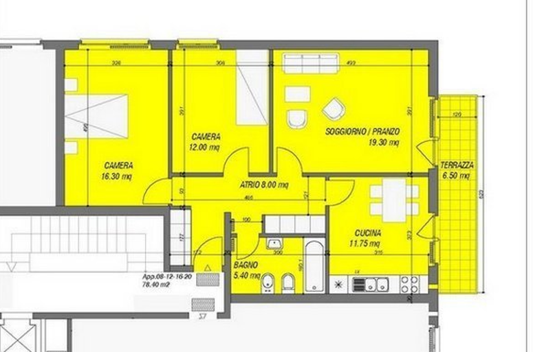 Appartement de 4 ½ pièces, photo 9 sur 10