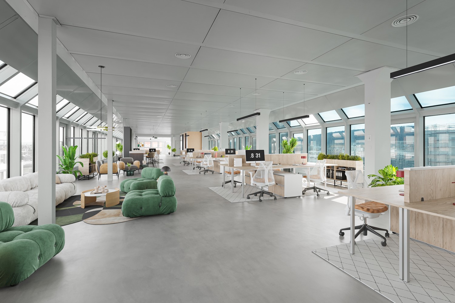 1574m² de bureaux