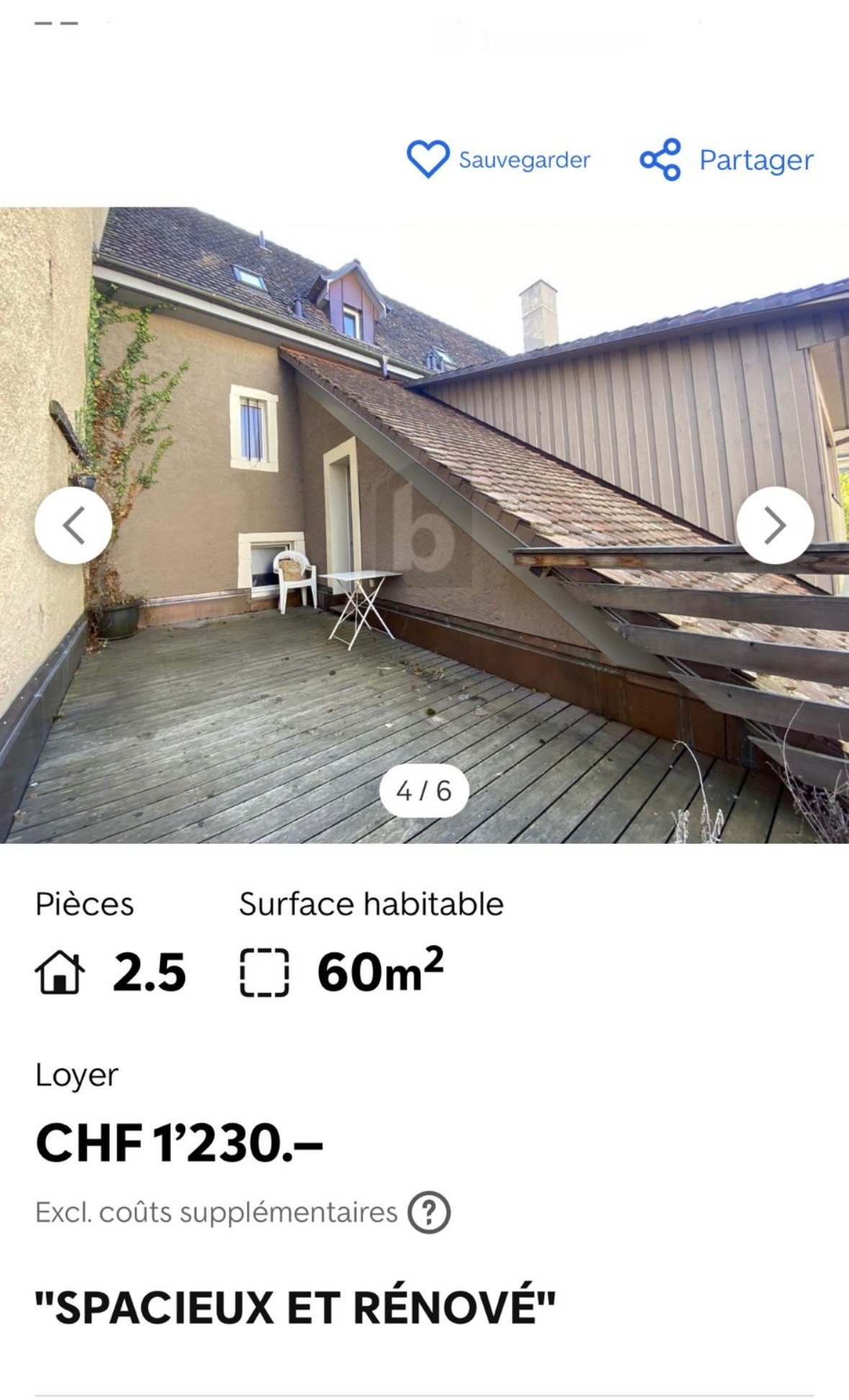 Appartamento di 2 ½ locali