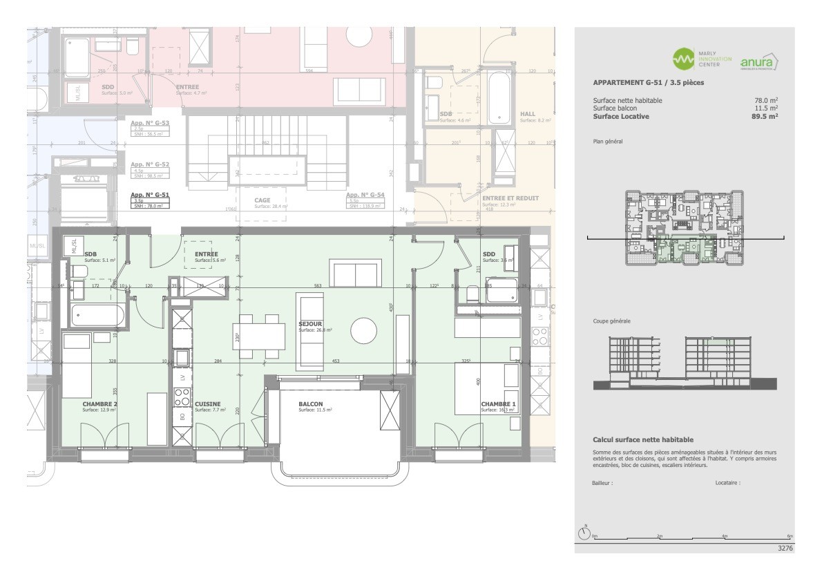 3 ½ rooms apartment