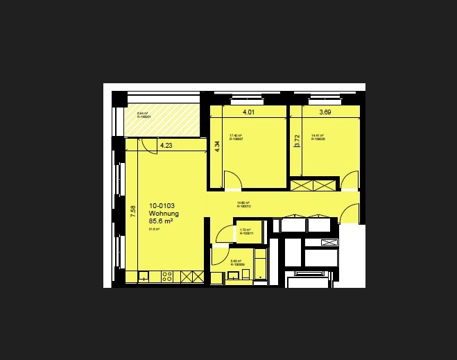 Appartement de 3 ½ pièces, photo 5 sur 6