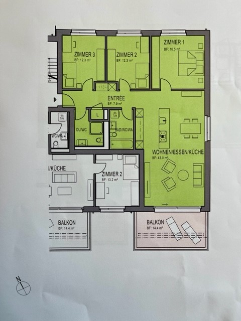 Appartement de 4 ½ pièces, photo 9 sur 10