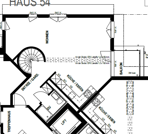 3 ½ rooms roof flat