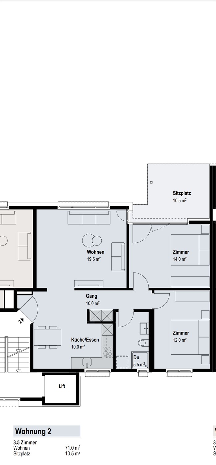 Appartement de 3 ½ pièces, photo 7 sur 7