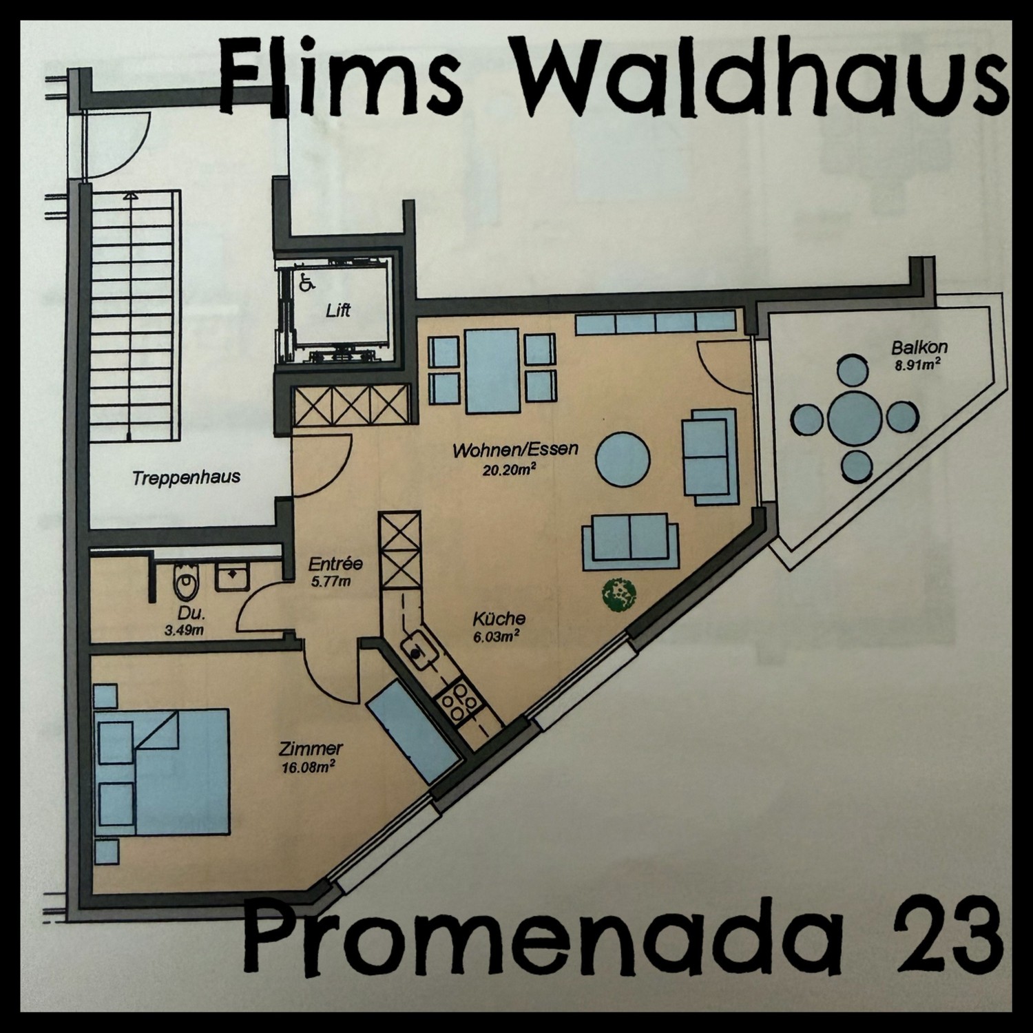 Appartement de 2 ½ pièces