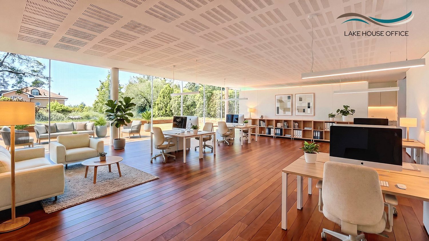 800m² office