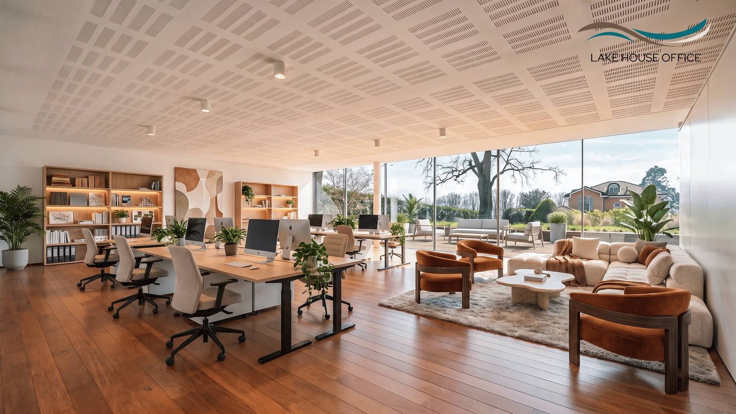 800m² office