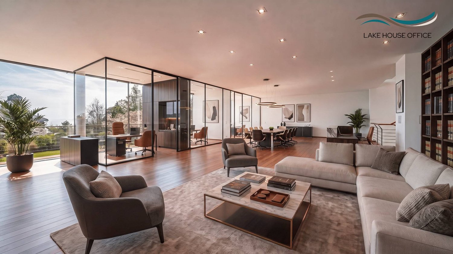 800m² office