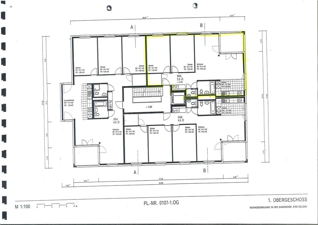 Appartement de 3 ½ pièces