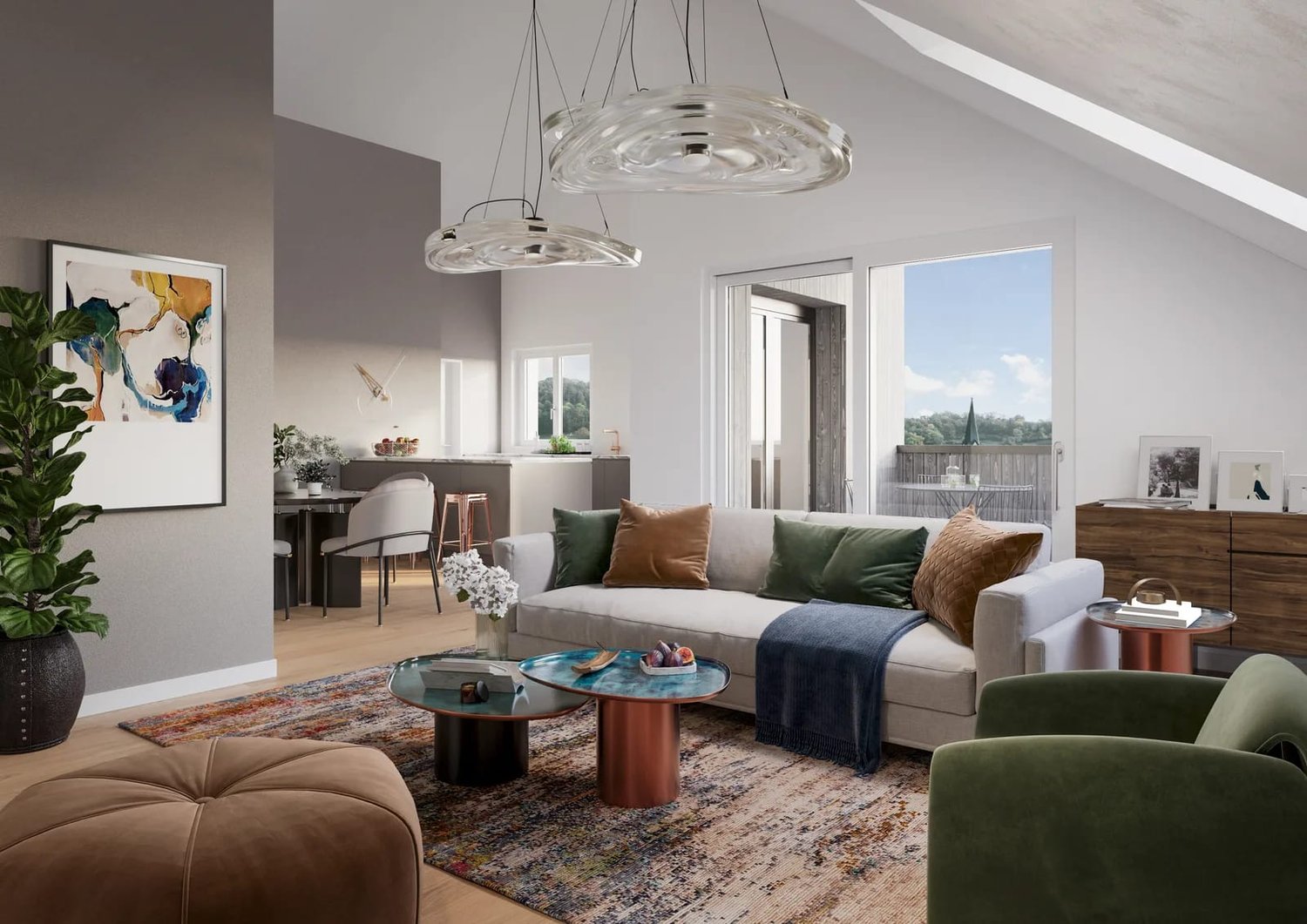 Appartement en attique de 3 ½ pièces, photo 5 sur 5