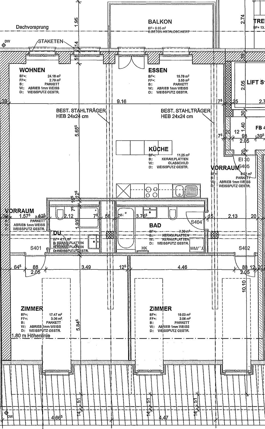Appartement de 3 ½ pièces