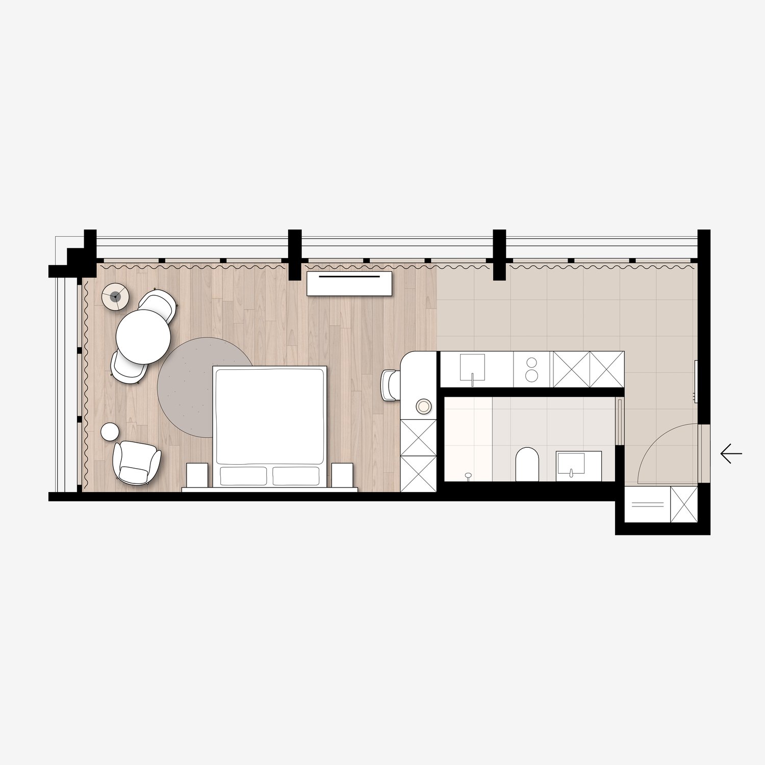 Appartement 1 pièce