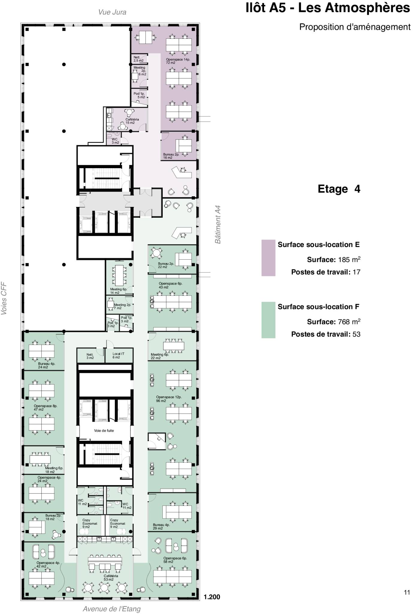 185m² office