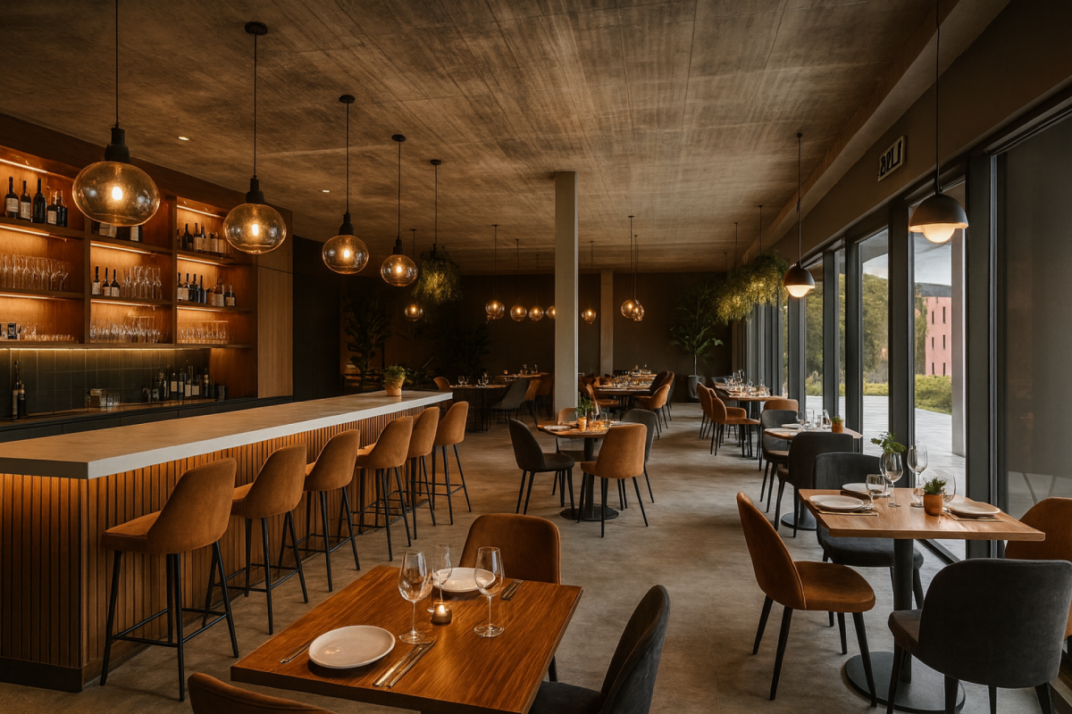 300m² restaurant