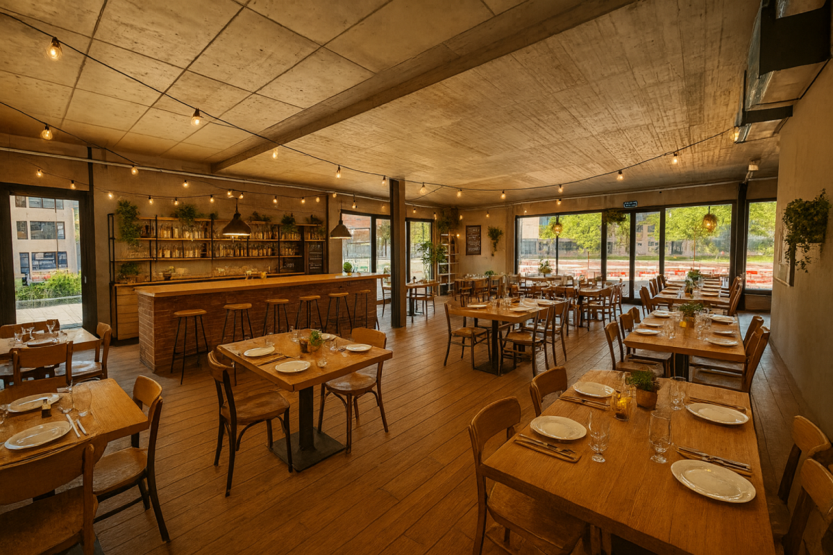 300m² restaurant