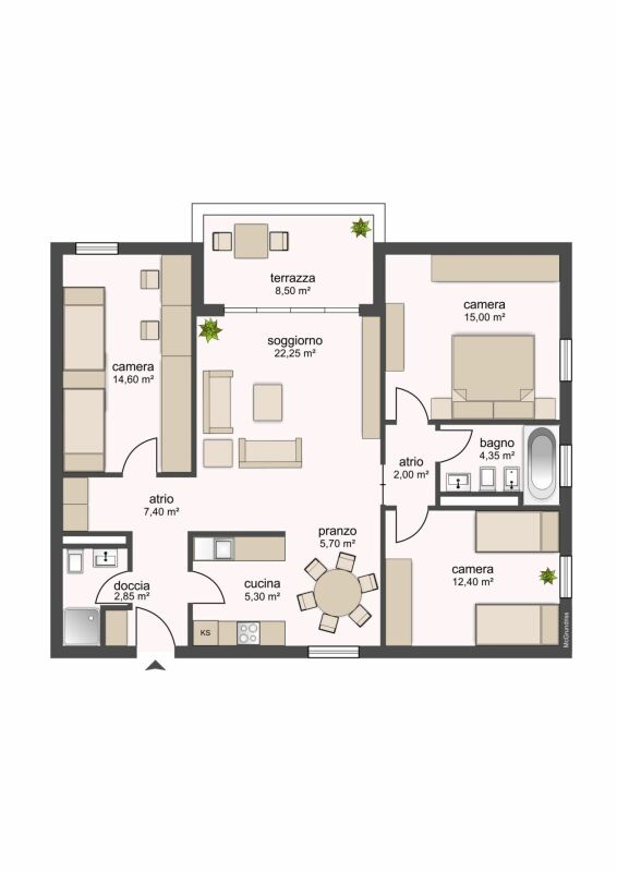Appartement de 4 ½ pièces, photo 1 sur 10