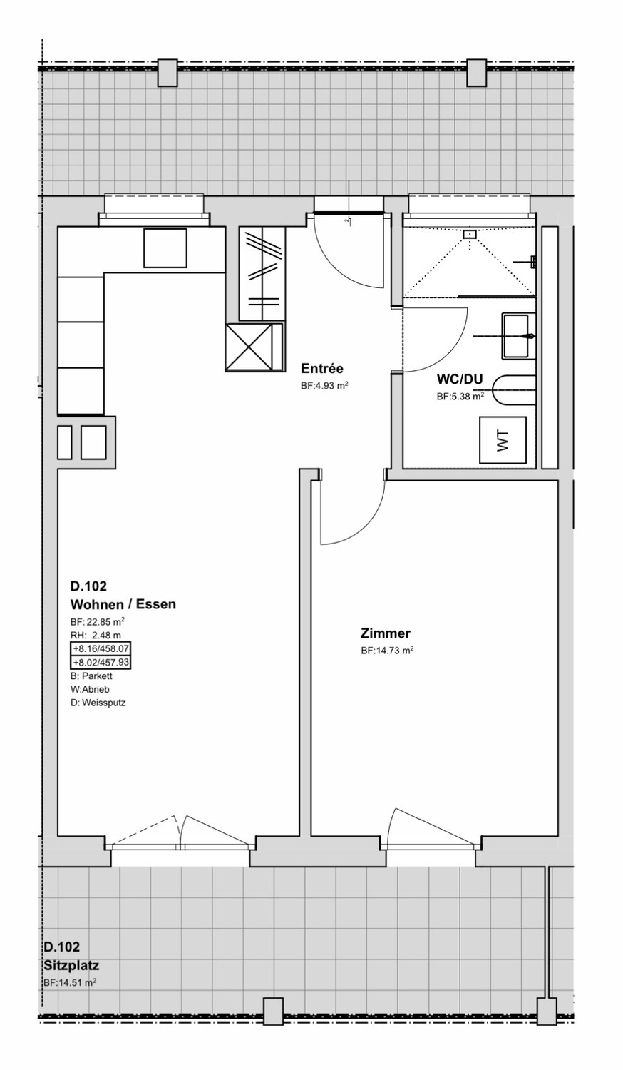 Appartement de 2 ½ pièces