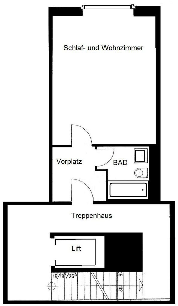 1 chambre chambre individuelle
