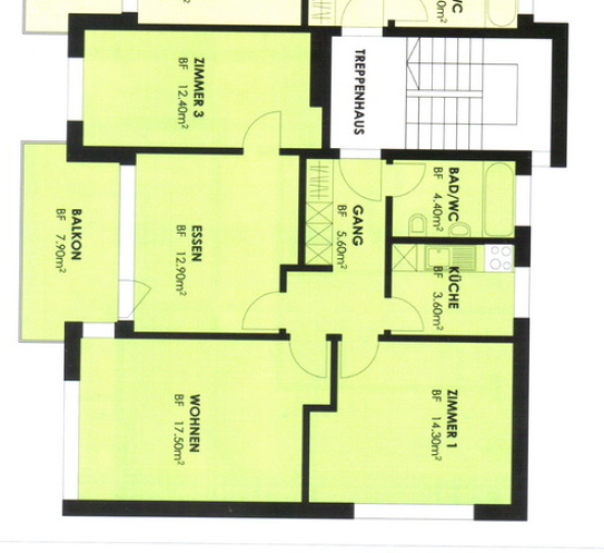 4 pièces appartement