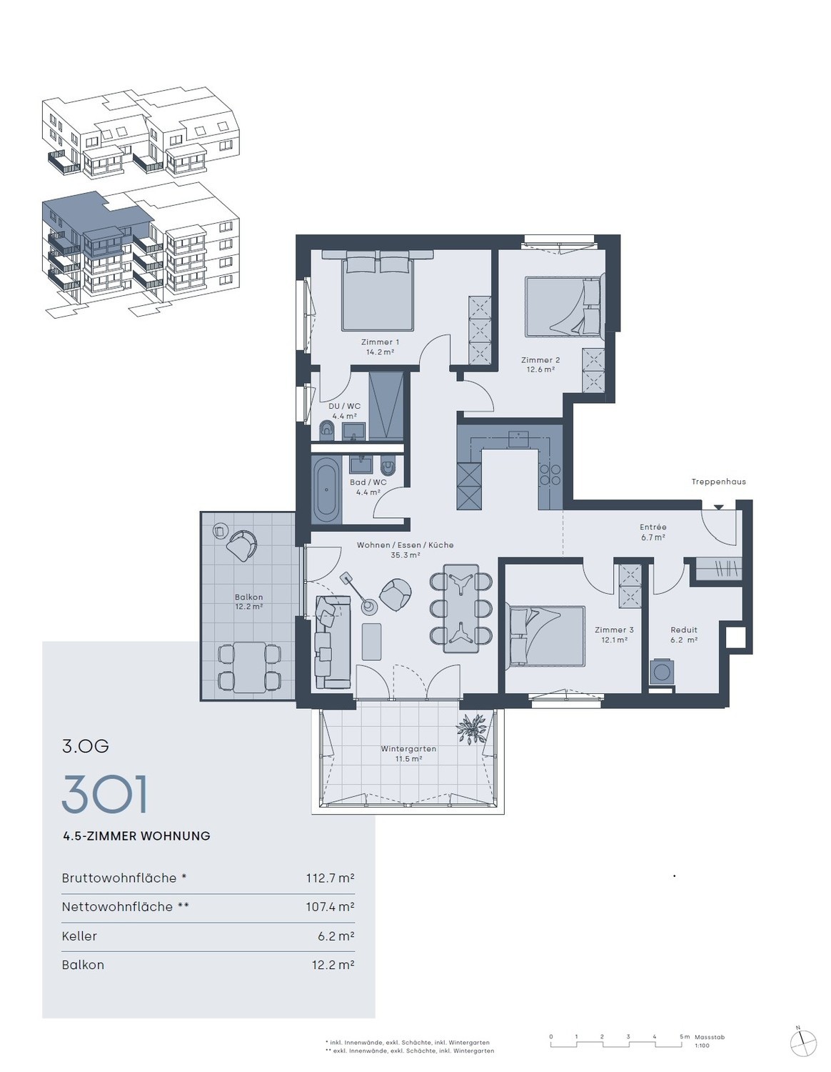 Appartement de 4 ½ pièces
